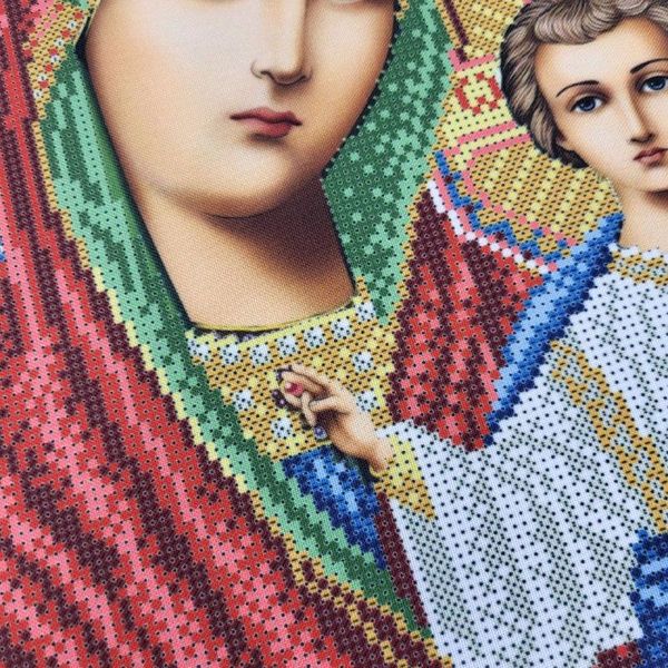 621 Божа Матір Казанська, набір для вишивки бісером ікони 621 фото