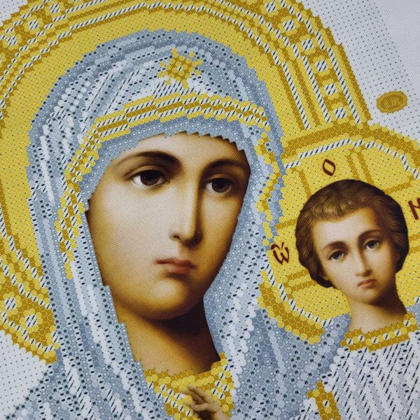 ТО049 Казанська Ікона Божої Матері, набір для вишивки бісером ікони ТО049 фото