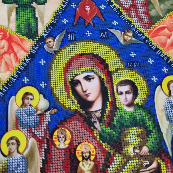 А2Р_018 Божа Матір Неопалима Купина, набір для вишивки бісером ікони А2Р_018 фото