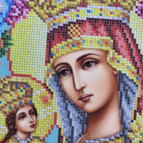БСР-2144 Божа Матір Нев'янучий Цвіт, набір для вишивки бісером ікони БСР-2144 фото