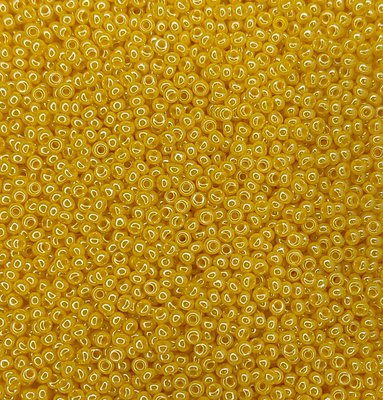 88130 чешский бисер Preciosa 10 грамм жемчужный золотисто-желтый Б/50/0757 фото