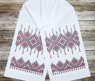 ТР423 Украинский традиционный рушник 170*50см, набор для вышивки бисером ТР423 фото