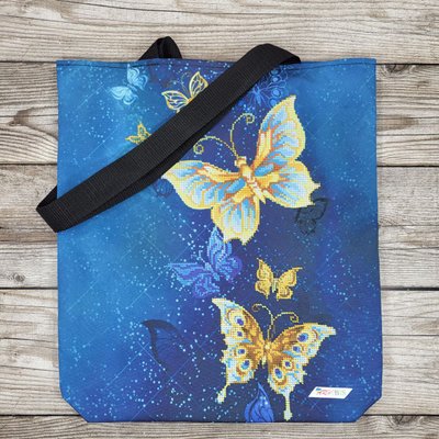 СВ15 Бабочки, набор для вышивания шоппера бисером СВ15 фото