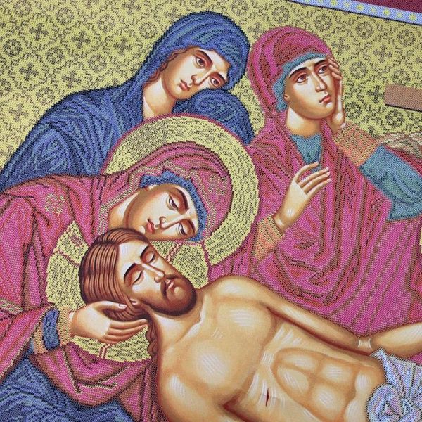 СПІХ-1 (0246) Свята Плащаниця Ісуса Христа, набір для вишивки бісером ікони СПІХ-1 фото