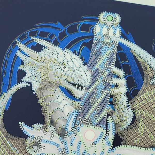 СЛ-3404 Сила воздуха, набор для вышивки бисером картины с драконом СЛ-3404 фото