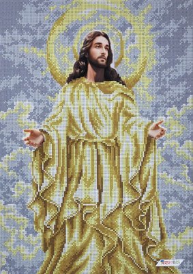 В727 Иисус, набор для вышивки бисером иконы В727 фото