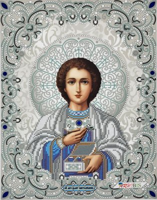 ЖС-3016 Святий Пантелеймон Цілитель у перлах, набір для вишивання бісером ікони ЖС-3016 фото