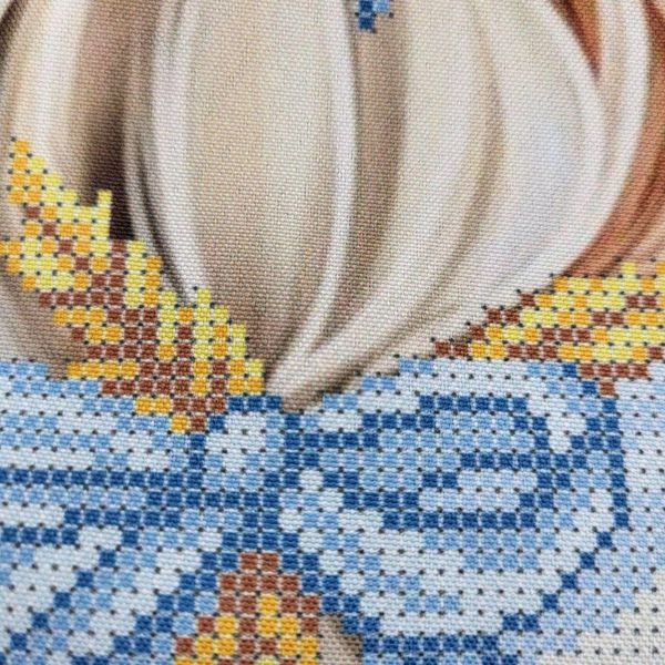 СВ151 Сумка-шоппер Девушка с колосками, набор для вышивки бисером СВ151 фото