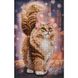 Т-1342 Мрійливий кіт, набір для вишивання бісером картини Т-1342 фото 1