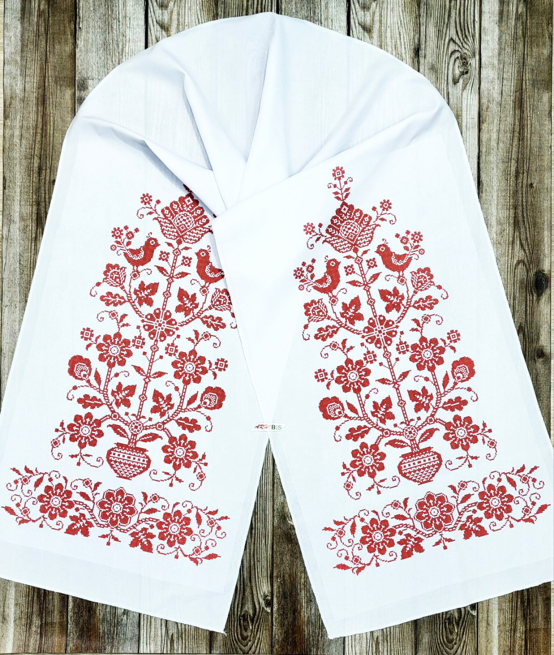 Фото набора для вышивания бисером свадебного рушника Дерево Жизни