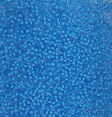 38336 чеський бісер Preciosa 10 грам профарбований блакитний яскравий насичений Б/50/0456 фото