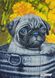 А4-К-1217 Мопс, набор для вышивки бисером картины собакой А4-К-1217 фото 1