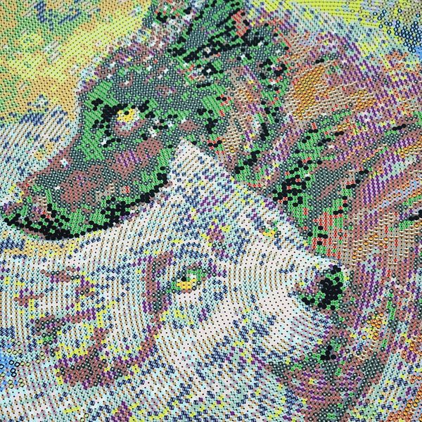СЛ-3359 Sweethearts, набор для вышивки бисером картины с волками СЛ-3359 фото