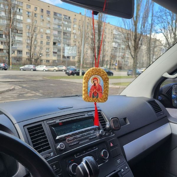 Оберіг_104 Оберіг для дому з молитвою до Богородиці (11*8 см), заготовка для вишивки бісером схема-вр-Оберіг_104 фото