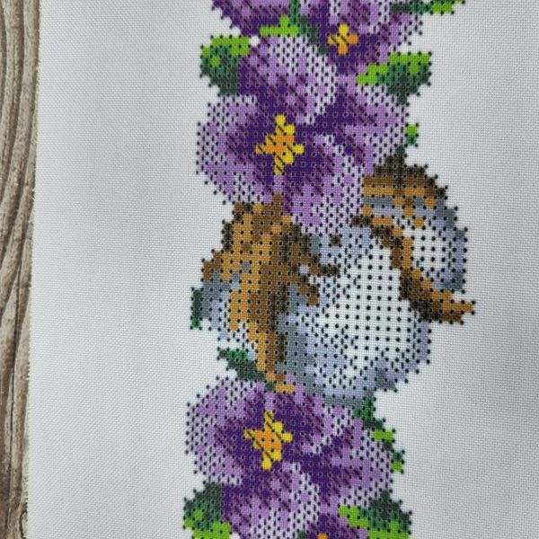 99006 Child's Easter Basket Towel with Flowers (27*30 cm), bead embroidery kit