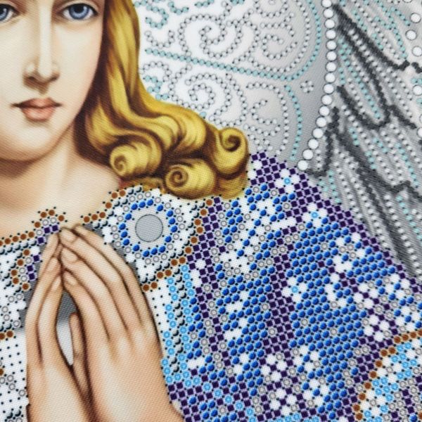 ЖС-3008 Святий Ангел Охоронець у перлах, набір для вишивання бісером ікони ЖС-3008 фото