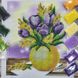 А4Н_569 Весняний букет, набір для вишивання бісером картини з тюльпанами та мімозою А4Н_569 фото 2