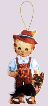 F067 Germany Doll M (12*7 cm), bead embroidery kit of the Christmas tree toy