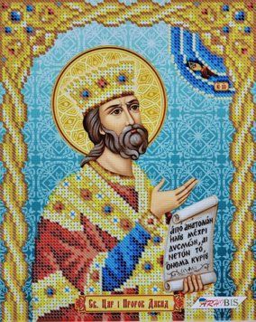РІ-4123 Saint David (19*23 cm), bead embroidery pattern of the icon