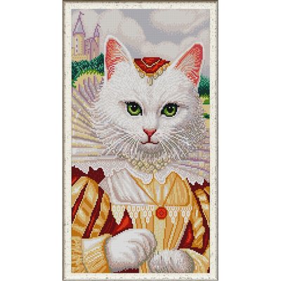 НИК-1382 Маркіза, набір для вишивання бісером картини з кішкою НИК-1382 фото