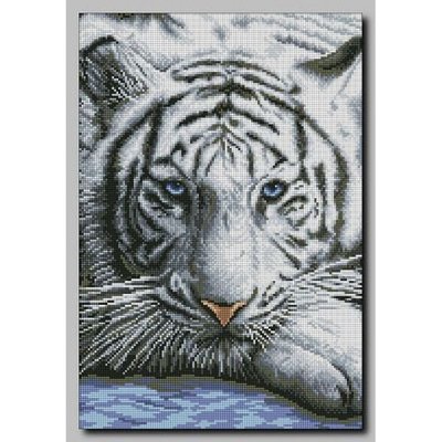 ОСП-65 Белый тигр, набор для вышивки бисером картины ОСП-65 фото
