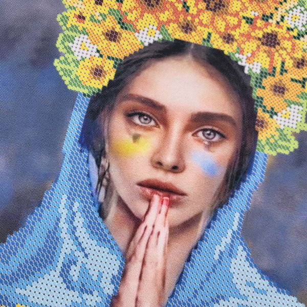 3622 Молитва за Украину, набор для вышивки бисером картины 3622 фото