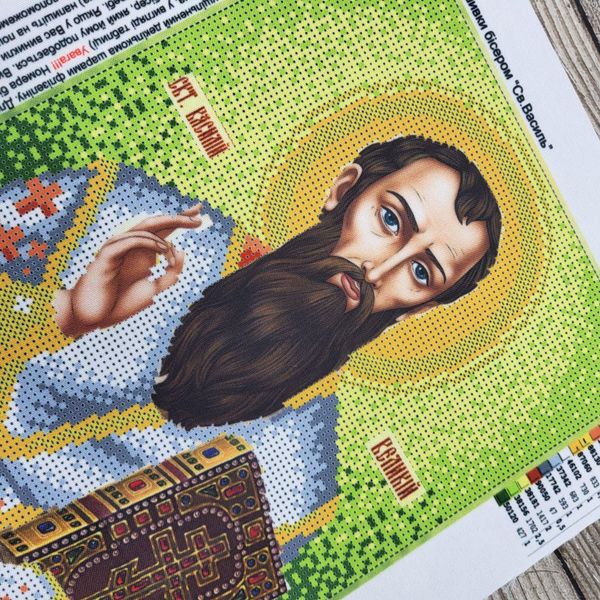 421 Святой Василий, набор для вышивки бисером иконы АБВ 00018220 фото