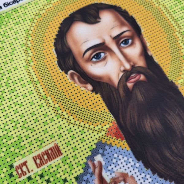 421 Святий Василь, набір для вишивки бісером ікони АБВ 00018220 фото