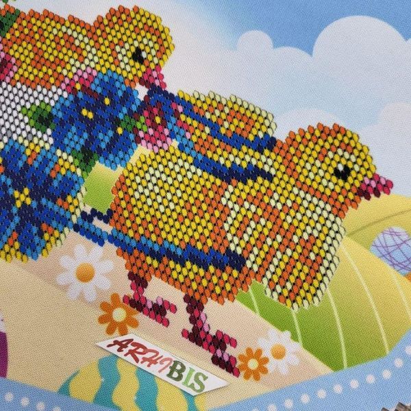 СПВ_018 Пасхальная салфетка (27*27 см), заготовка для вышивки бисером схема-вр-СПВ_018 фото