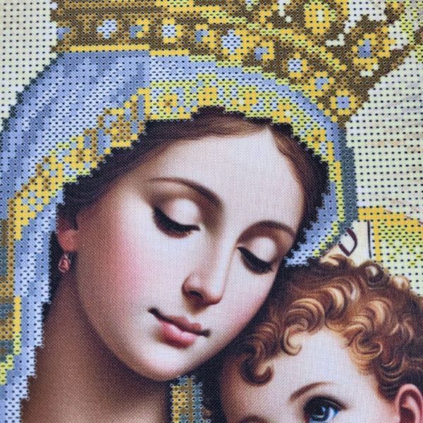 В746 Virgin Mary (30*42 cm), bead embroidery kit of the picture