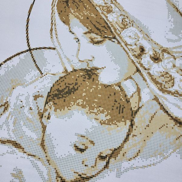 ТО007 Марія з дитям (коричнева), набір для вишивки бісером ікони ТО007 фото