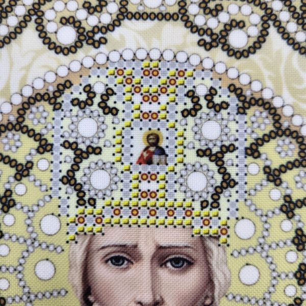 ЖС-5006 Святой Николай в жемчуге, набор для вышивки бисером иконы ЖС-5006 фото