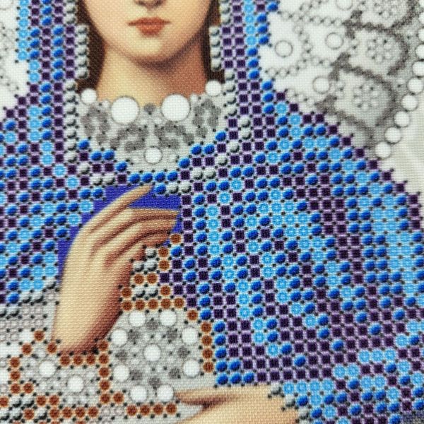 ЖС-5022 Свята Анастасія в перлах, набір для вишивання бісером ікони ЖС-5022 фото
