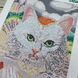 НИК-1382 Marquise (25*45 cm), bead embroidery kit of a picture with a cat