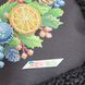 Шоппер_802 Winter Tit on a Wreath (43*30*10 cm), bead embroidery kit of a tote bag