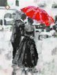 SL-3292 Holiday Romance (27*36 cm), bead embroidery kit of the picture