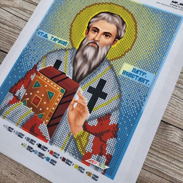 А4Р_465 Святитель Тарасий (Тарас), Патриарх Константинопольський, набор для вышивки бисером иконы ВР 02572 фото