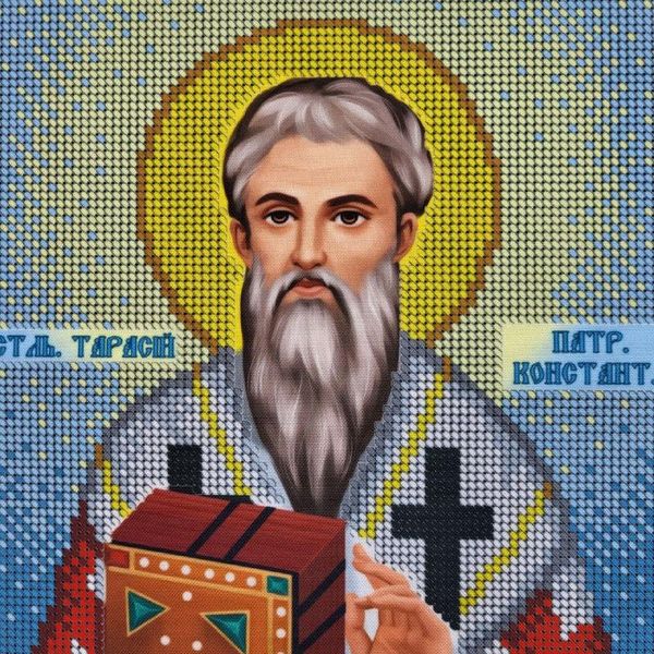 А4Р_465 Святитель Тарасий (Тарас), Патриарх Константинопольський, набор для вышивки бисером иконы ВР 02572 фото