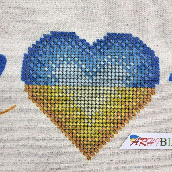 Шоппер_217 Пошитый шоппер сумка Люблю Украину, схема для вышивки бисером схема-вр-Шоппер_217 фото