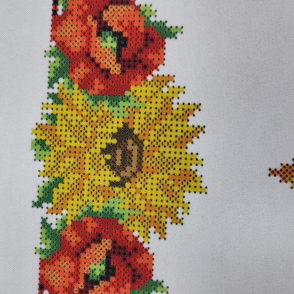 9206 Easter Towel with Paska and Flowers (37*53 cm), bead embroidery kit