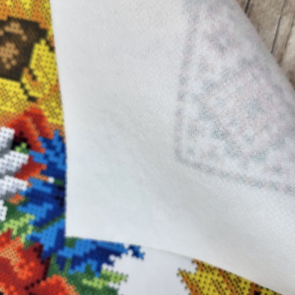 9206 Easter Towel with Paska and Flowers (37*53 cm), bead embroidery kit