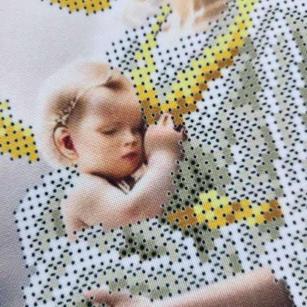 В674 Мадонна з немовлям, набір для вишивки бісером ікони В674 фото
