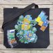 СВ173 Пошитий патріотичний шопер-сумка з квітами, набір для вишивки бісером СВ173 фото 1