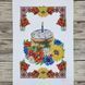 9206 Easter Towel with Paska and Flowers (37*53 cm), bead embroidery kit