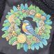Шоппер_801 Bird on a Wreath (43*30*10 cm), bead embroidery kit of a winter tote bag