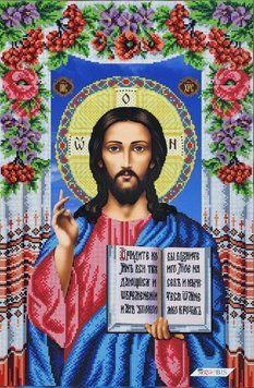 А3017 Господь Вседержитель (40*60 см), набір для вишивки бісером ікони А3017 фото