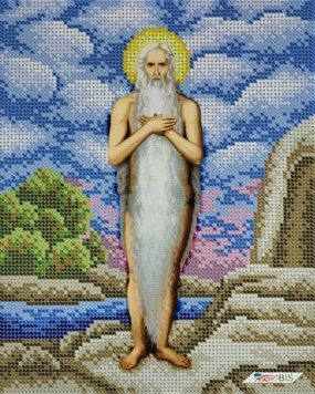 БСР-4405 Saint Onuphrius (19*23 cm), bead embroidery kit of the named icon