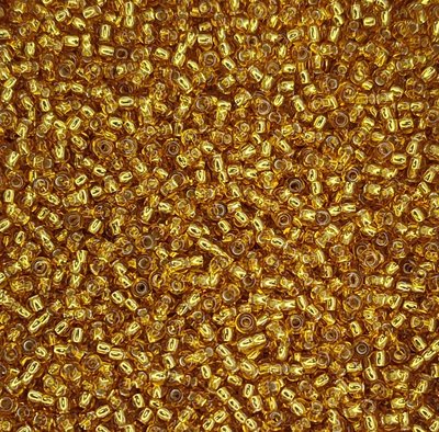 17050 чеський бісер Preciosa 10 грам вогник золотий Б/50/0243 фото