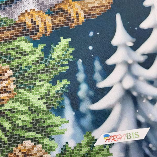 ЗПНМ-021 New Year Owl (25*40 cm), bead embroidery kit for a picture