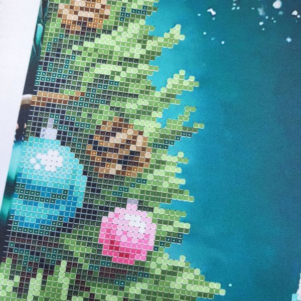 ЗПНМ-021 New Year Owl (25*40 cm), bead embroidery kit for a picture